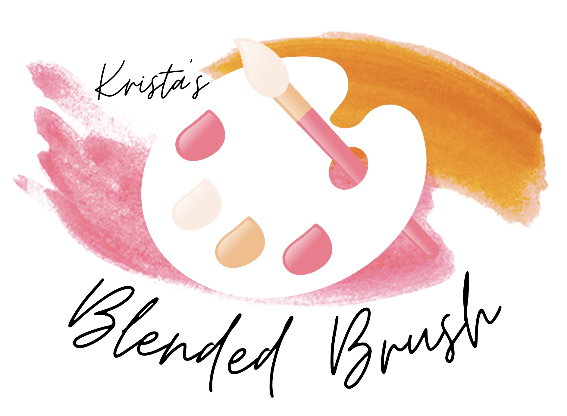 kristas blended brush logo